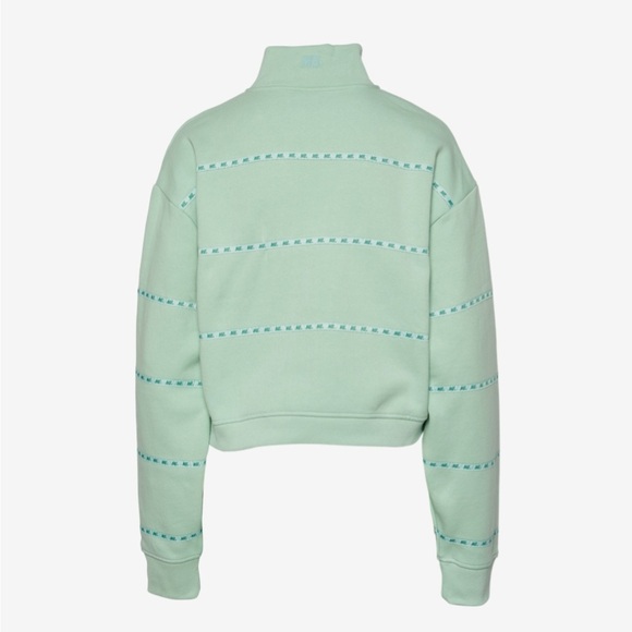 Melody Ehsani Mint Green Logo Fleece Pullover & Shorts Full Set - Picture 4 of 6